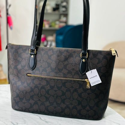 TOTE COACH BROWN