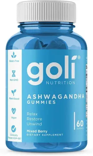 GOLI ASHWAGANDHA VEGAN GUMMIES 60 UNID