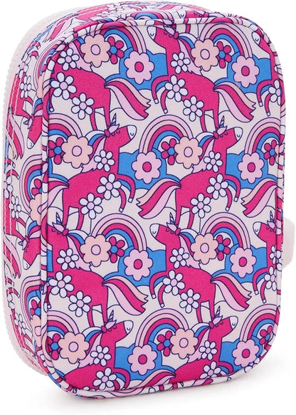 ESTUCHE 100 PENS FLOWER PINK KIPLING