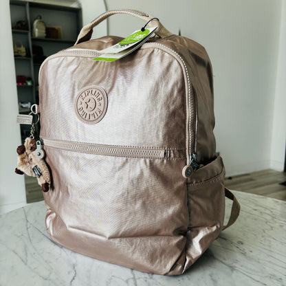 Mochila Kipling Shelden Quartz Metallic
