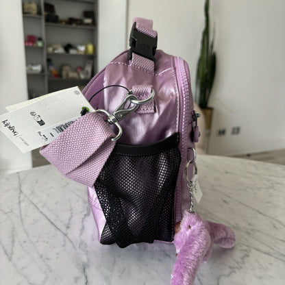 LONCHERA KIPLING ERMY BERRY METALLIC