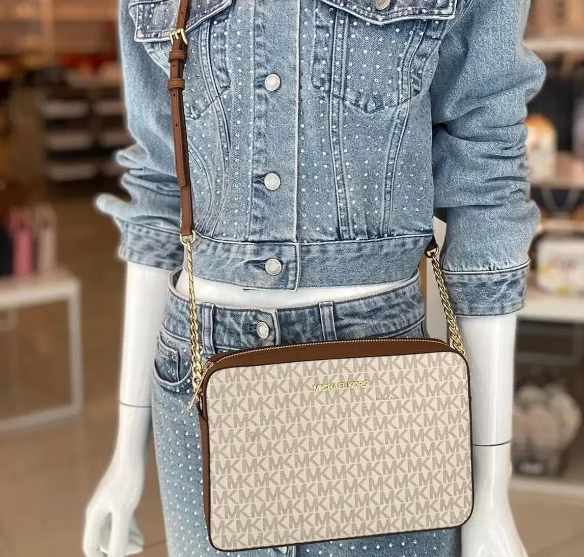 CROSBODY JET SET MICHAEL KORS VAINILLA