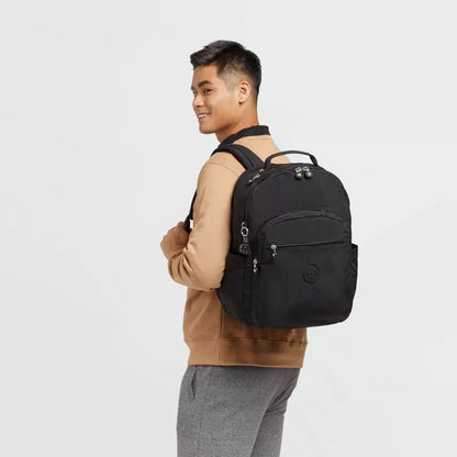 MOCHILA KIPLING SEOUL XL BLACK TONAL