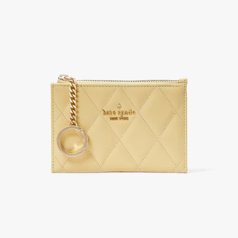 TARJETRO MONEDERO KATE SPADE SMOOTH QUILTED