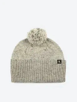 GORROS POMPOM CALVIN KLEIN GRIS