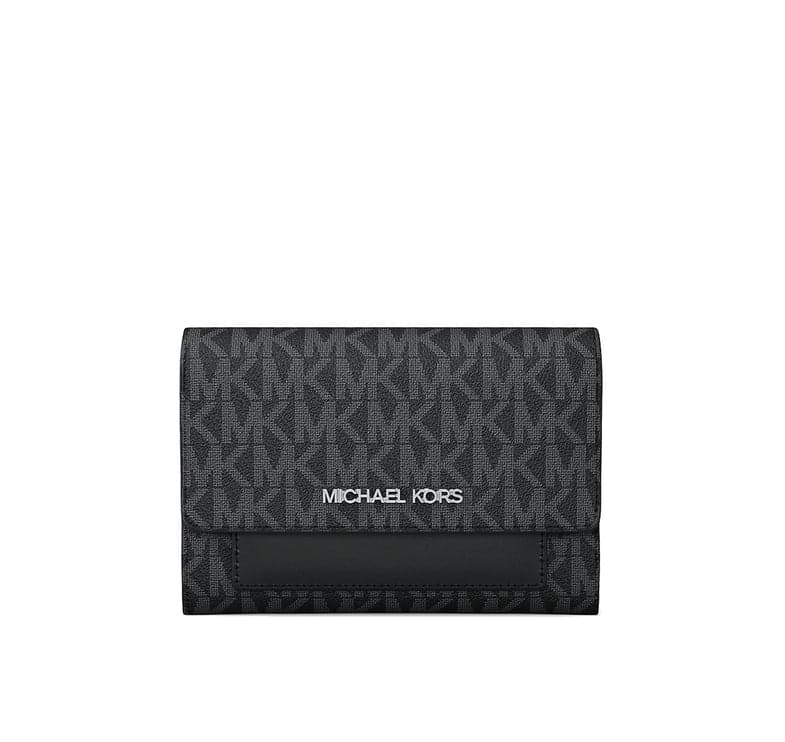 Billetera Michael Kors + tarjetero black
