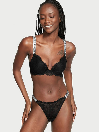 Tanga lenceria destello victorias secret