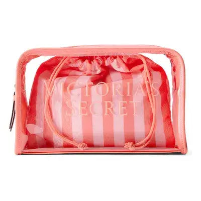 Cosmetiquero doble rallado victorias secret