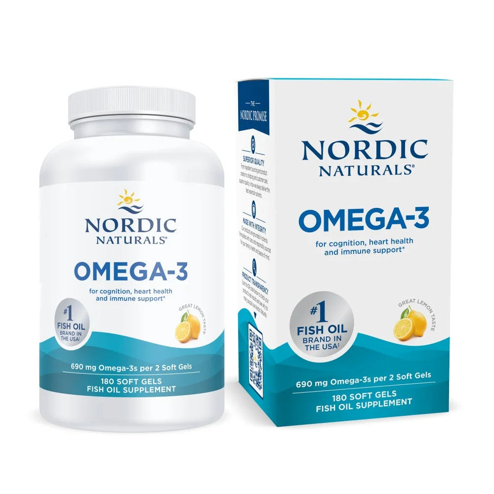 Omega 3 nórdic 690 mg 180 cápsulas soft