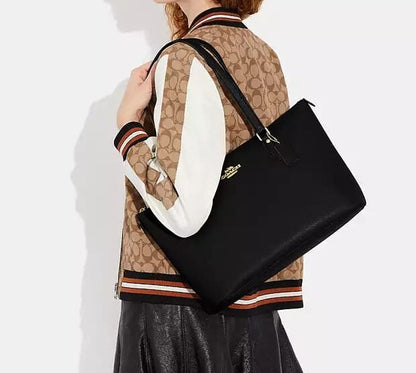 TOTE COACH BLACK
