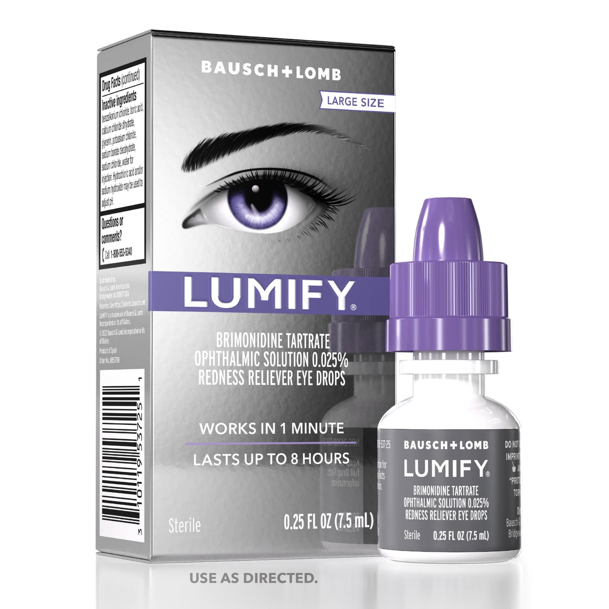 LUMIFY gotas oftálmicas para aliviar el enrojecimiento, 7,5 ml