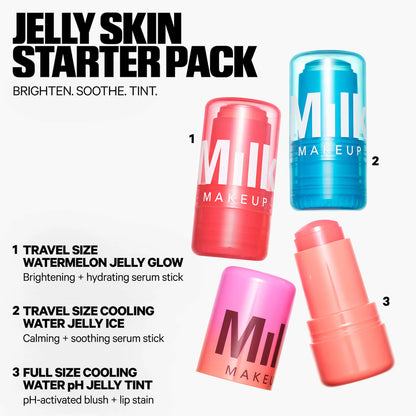 Jelly skin starter pack skincare + tint trío